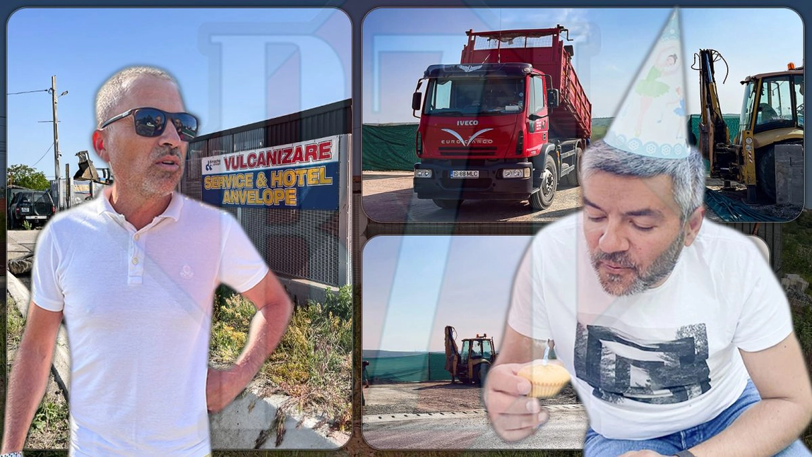 Dezastru ecologic lângă Iași, provocat de prietenul primarului! Tone de pământ sunt depozitate lângă service-ul lui Cătălin Leonte, într-o zonă cu alunecări de teren: „Individul a adus 1.000 de camioane de 30 tone” - FOTO
