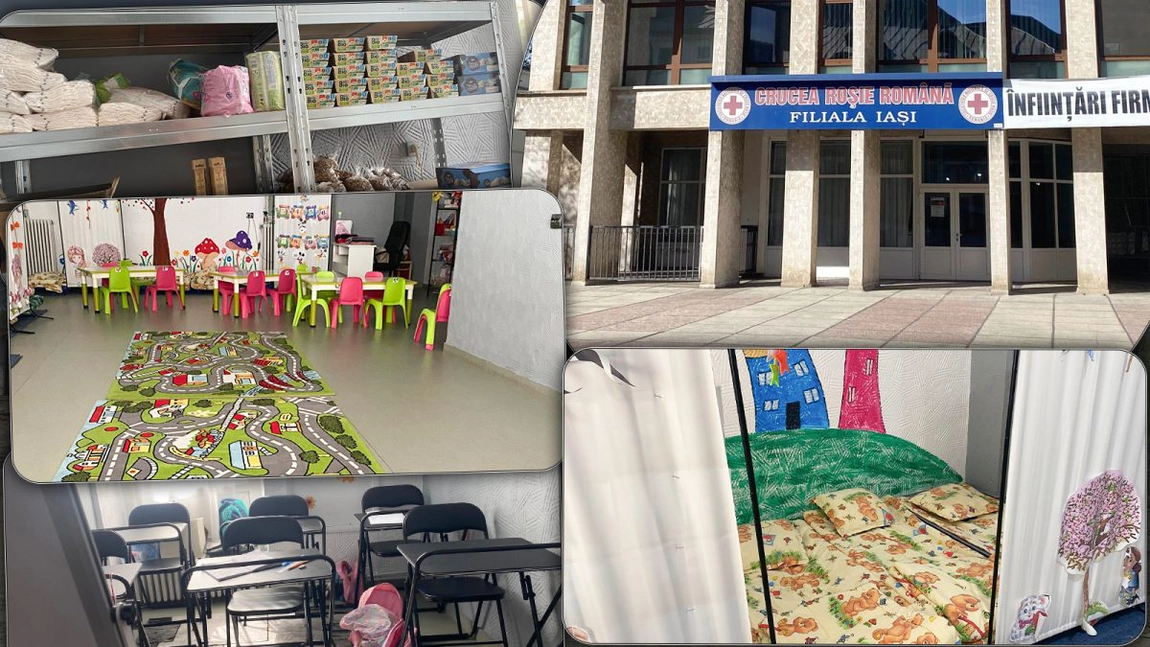 Asociația Crucea Roșie Română, filiala Iași, vine în ajutorul copiilor ucraineni - FOTO