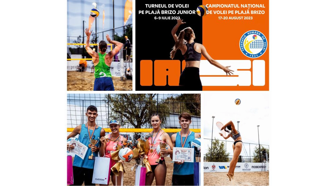 Performanță și excelență în sport la IAŞI - Turneul de Volei pe Plajă “BRIZO Junior” Și Campionatul Național de Volei pe Plajă BRIZO 2023