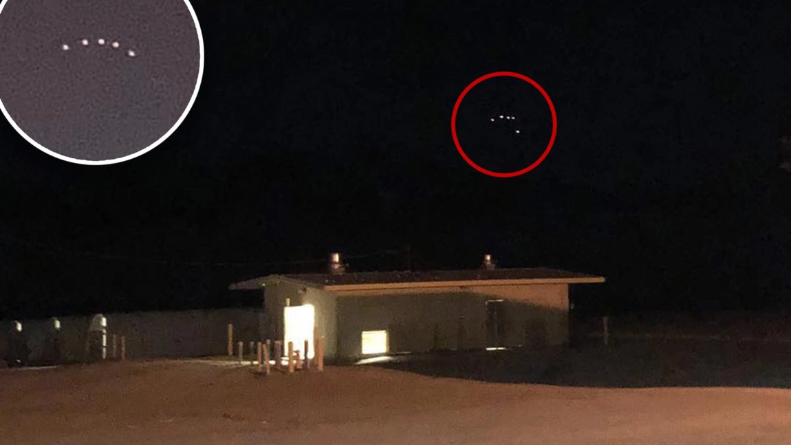 Un imens OZN a fost văzut minute întregi deasupra unei baze militare din SUA - FOTO, VIDEO