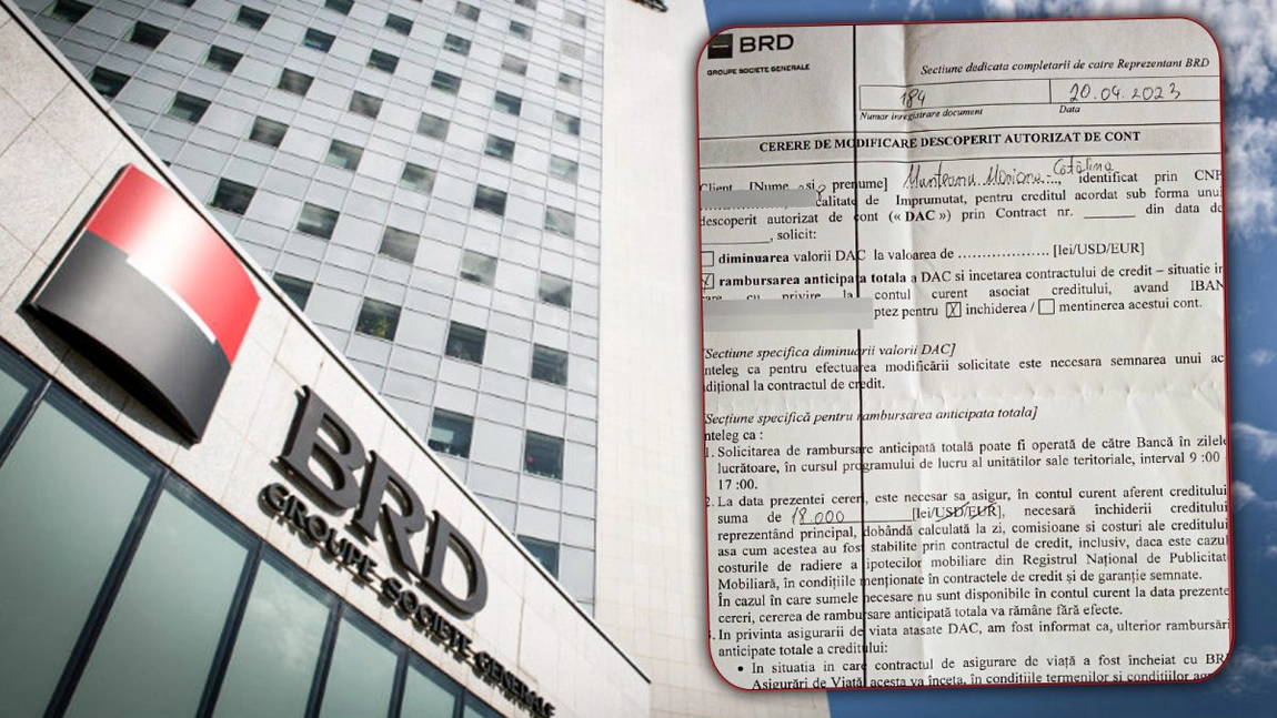 Ați pățit asta vreodată? O femeie din Iași a avut parte de surpriza vieții sale după ce a închis contul de la BRD. „Nu este normal ceea ce se întâmplă”
