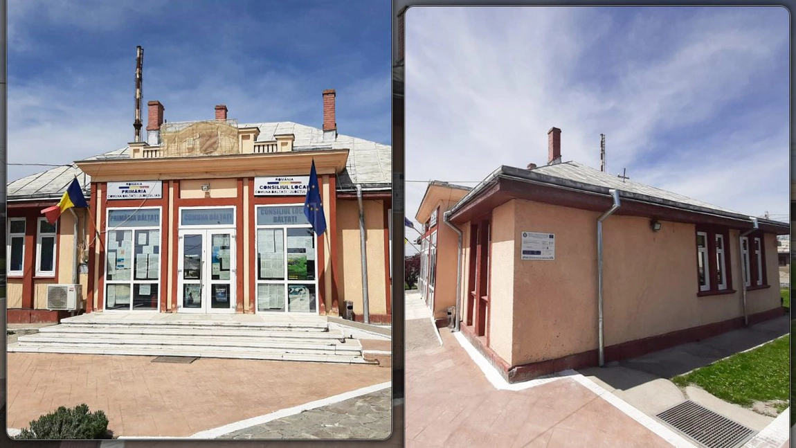 Constructorii se bat pe contractul de reabilitare a unei primării din județul Iași - FOTO
