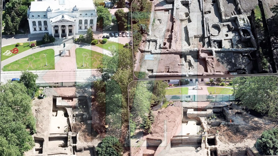 Imagini spectaculoase cu descoperirile din fața Teatrului Național din Iași. Lucrările au fost suplimentate, arheologii vor încasa peste 3 milioane de lei în două luni - FOTO/VIDEO