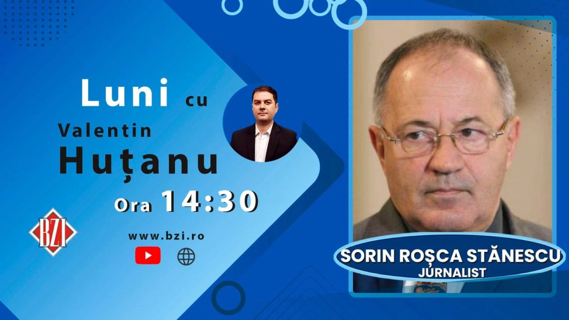 LIVE VIDEO - Talk-show exploziv marca BZI LIVE! Nașul presei din România, senior-jurnalistul Sorin Roșca Stănescu abordează cele mai tari subiecte ale momentului și adevărul din spatele lor
