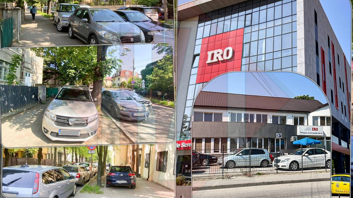Pacienții oncologici se luptă și cu boala, și cu lipsa locurilor de parcare de la IRO Iași! Managerul nu știe cum să rezolve această problemă: „Chiar nu am cum să-i ajut” - FOTO