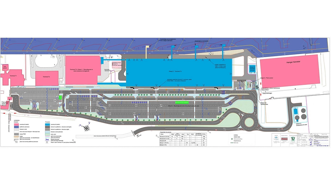 Cum arată planul noii parcări a Aeroportului Iași. Romeo Vatră: „Trecem prin cel mai complex proces de modernizare” - FOTO