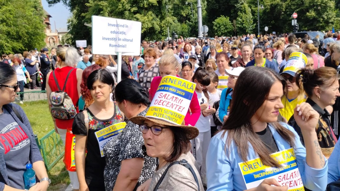 Nici un rezultat după negocierile profesorilor cu ministrul Muncii. Greva din Educație continuă