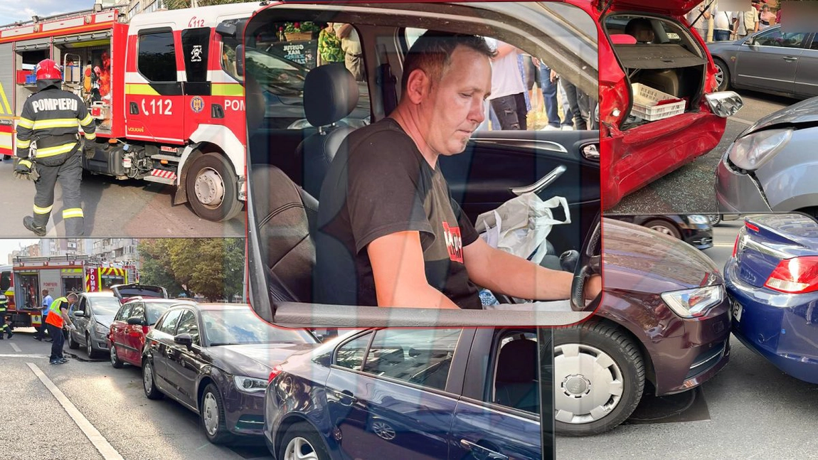 Ar putea fi încoronat drept cel mai „pilit” șofer prins în ultimii ani în trafic. În pragul comei alcoolice, a uitat unde este pedala de frână - FOTO/VIDEO