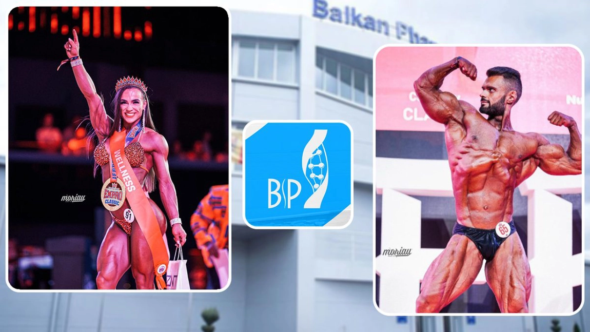 Balkan Pharmaceuticals susține sportul de performanță! Leo Ciobu și Sergiu Pavlenco, locul I la concursurile de culturism din Spania - FOTO, VIDEO