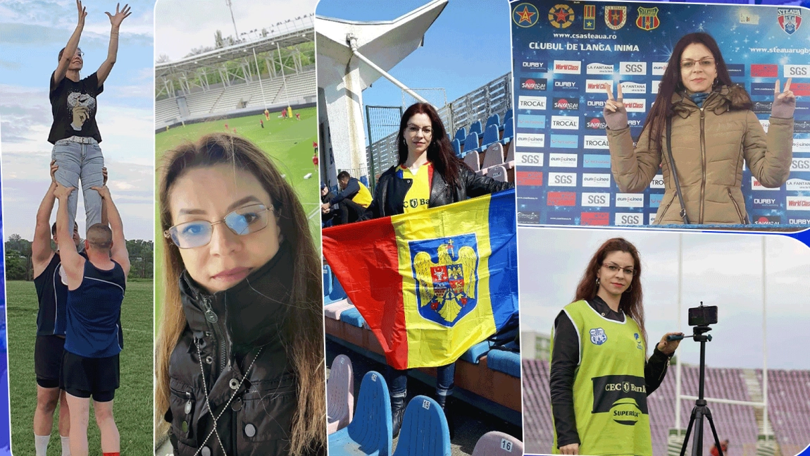 Cel mai înfocat suporter este o femeie din Iași! Monica nu a ratat niciun meci al echipei. „Am fost la sute meciuri și nu am avut vreo relație cu niciunul dintre băieți” - GALERIE FOTO