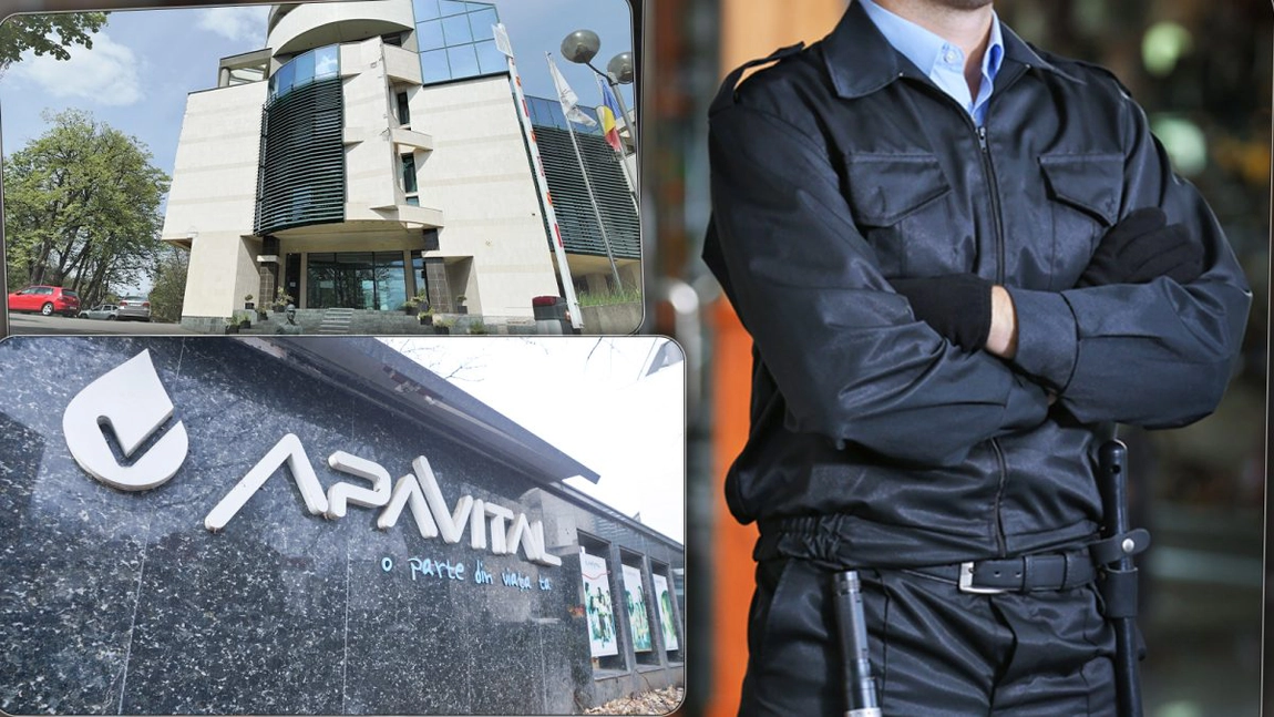 ApaVital cheltuie 1 milion de euro pe serviciile de pază! Contractul are valabilitate de un an