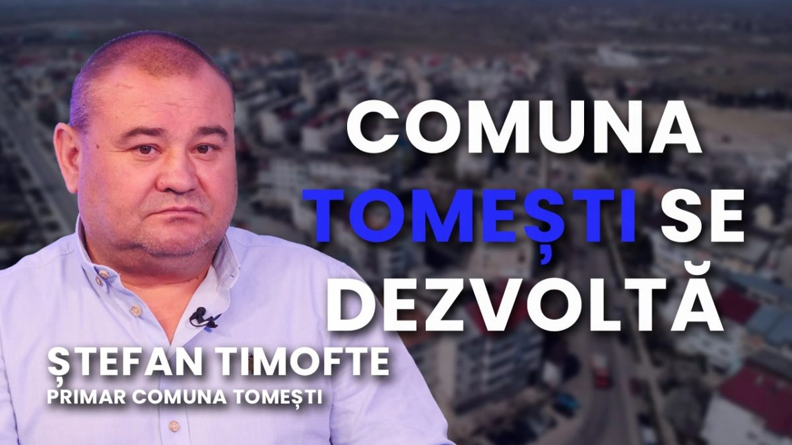 LIVE VIDEO - Ce proiecte se mai realizează în comuna Tomești? Primarul Ștefan Timofte în direct la BZI LIVE - FOTO