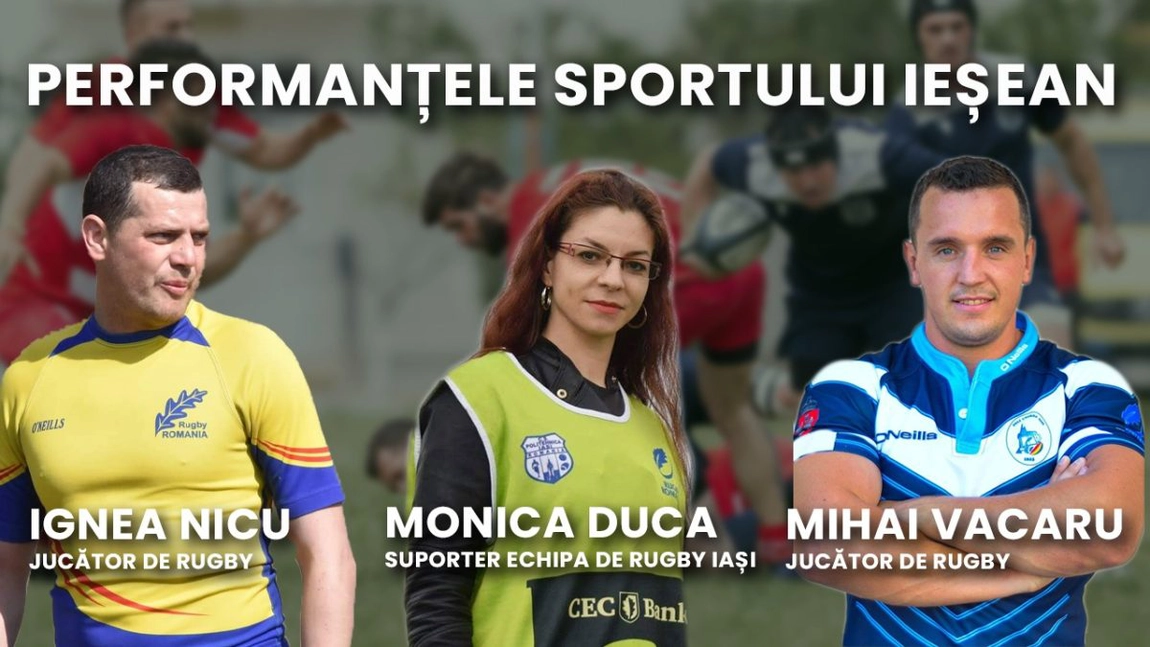 LIVE VIDEO - Despre performanțele echipei de rugby CS Politehnica Iași, alături de suporterul Monica Duca și jucătorii Mihai Vacaru și Nicu Ignea, numai la BZI LIVE! - FOTO