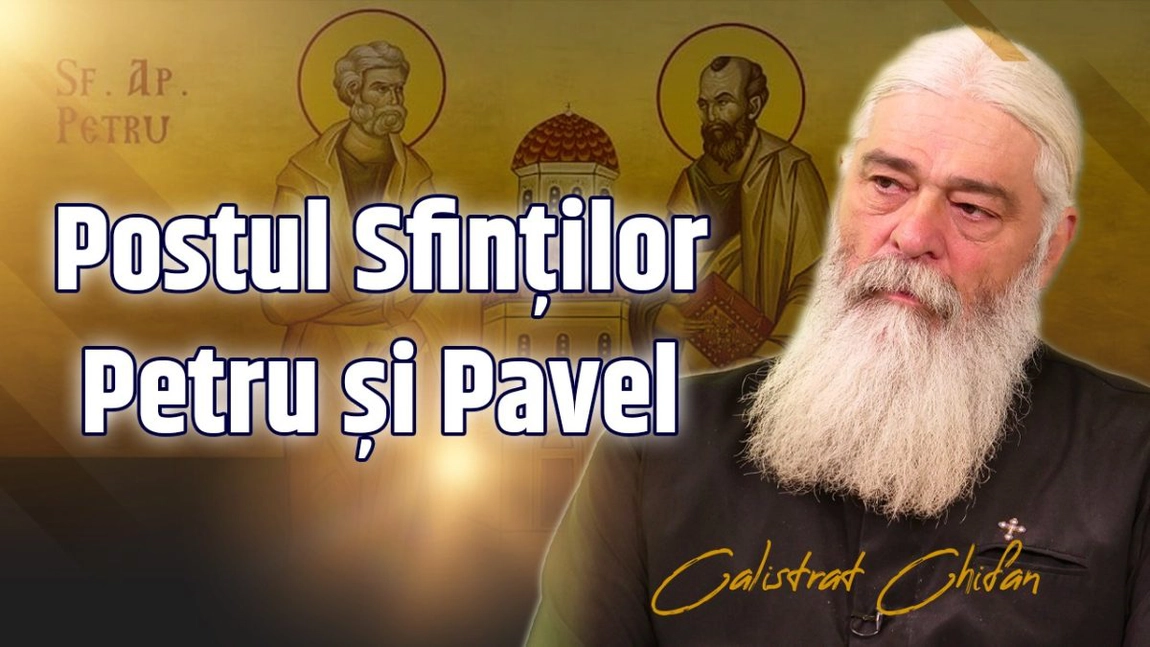 LIVE VIDEO - Începutul postului Sfinților Apostoli Petru și Pavel. Părintele Calistrat Chifan, de la Mănăstirea Vlădiceni din Iași, în studioul BZI LIVE