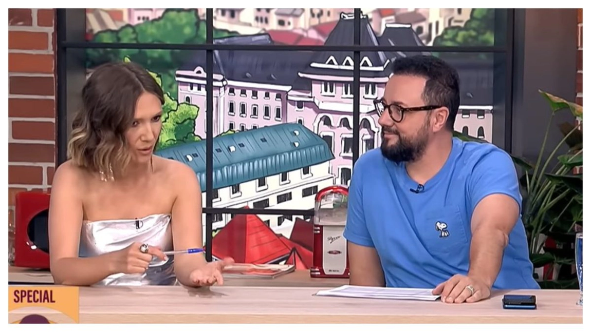 Tensiunile au escaladat într-o emisiune live. Adela Popescu l-a jignit public pe Cătălin Măruță