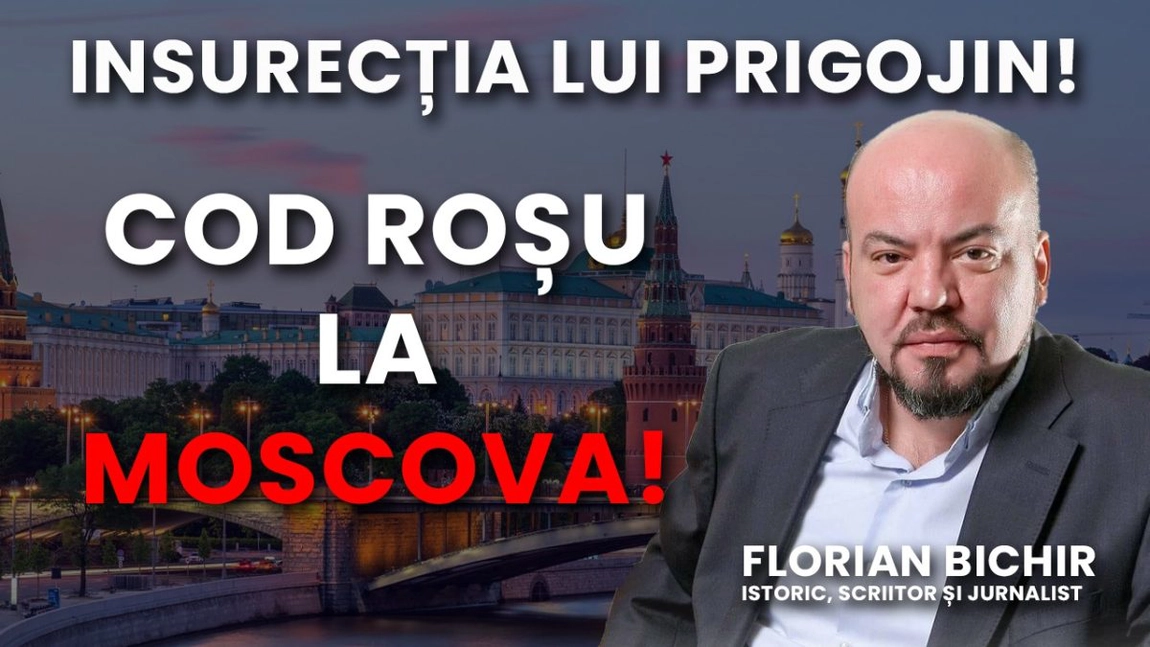 LIVE VIDEO - Ediție specială BZI LIVE alături de istoricul, publicistul, teologul și jurnalistul Florian Bichir de la ”Insurecția” lui Evgheni Prigojin și Gruparea Wagner, poziția lui Vladimir Putin, BRICS vs G7, viitorul și provocările UE