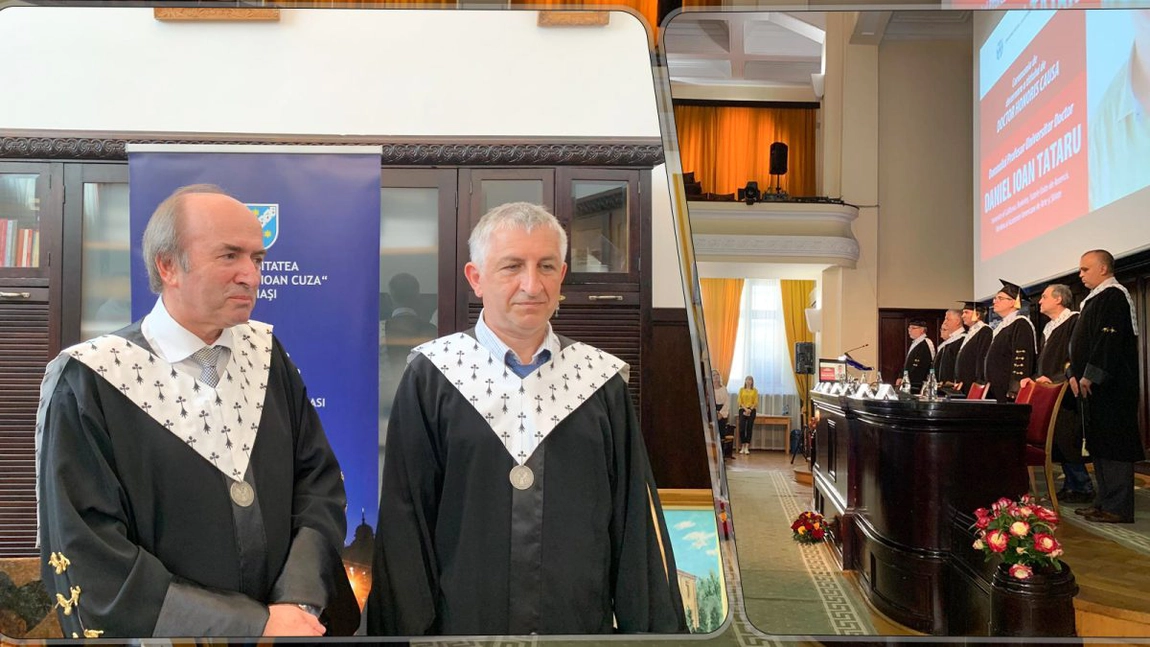 Prof. univ. dr. Daniel Ioan Tătaru, unul dintre cei mai buni matematicieni ai lumii, a primit titlul de Honoris Causa la Iași! – FOTO