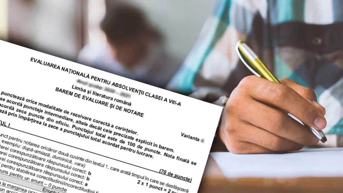 Datele arată că peste 7.000 de elevi au absentat de la Evaluarea Națională
