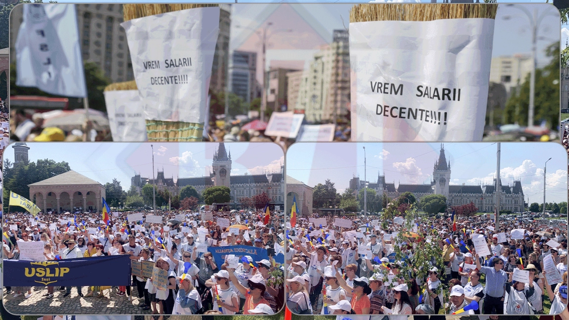 Ce se întâmplă cu greva generală din învățământ: „Nu există riscul înghețării anului școlar” – GALERIE FOTO