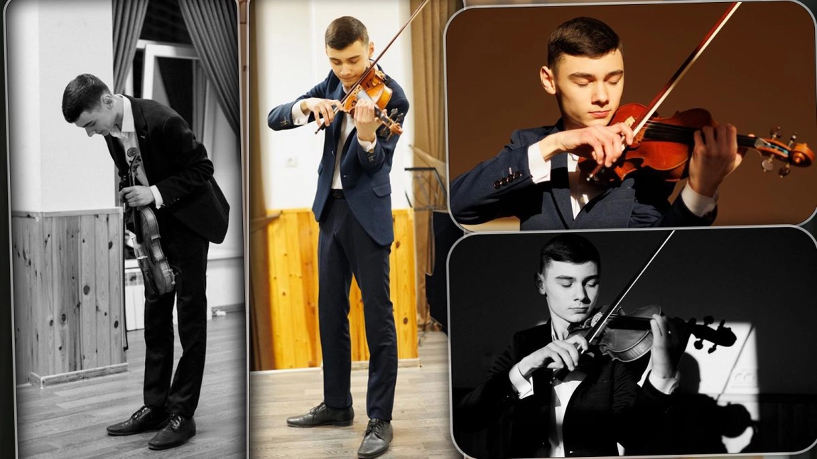 Un ieșean în vârstă de 17 ani transformă vioara într-o magie: „Am fost acceptat la una dintre cele mai importante orchestre din lume” - FOTO, VIDEO