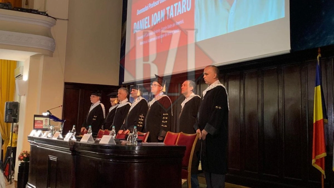 Universitatea „Alexandru Ioan Cuza”, ceremonie de acordare a titlului de Doctor Honoris Causa profesorului univ. dr. Daniel Ioan Tătaru - GALERIE FOTO, VIDEO