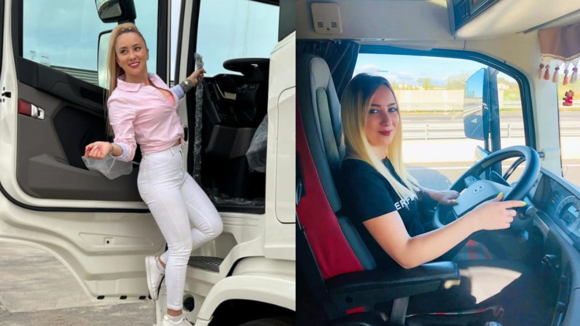 Adriana Oltean, cea mai cunoscută șoferiță de TIR din România, face senzație la plajă. Cum arată în costum de baie