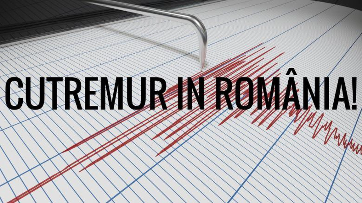 Cutremur cu magnitudinea 4,6 în Gorj. Seismul s-a produs la o adâncime de 10 kilometri