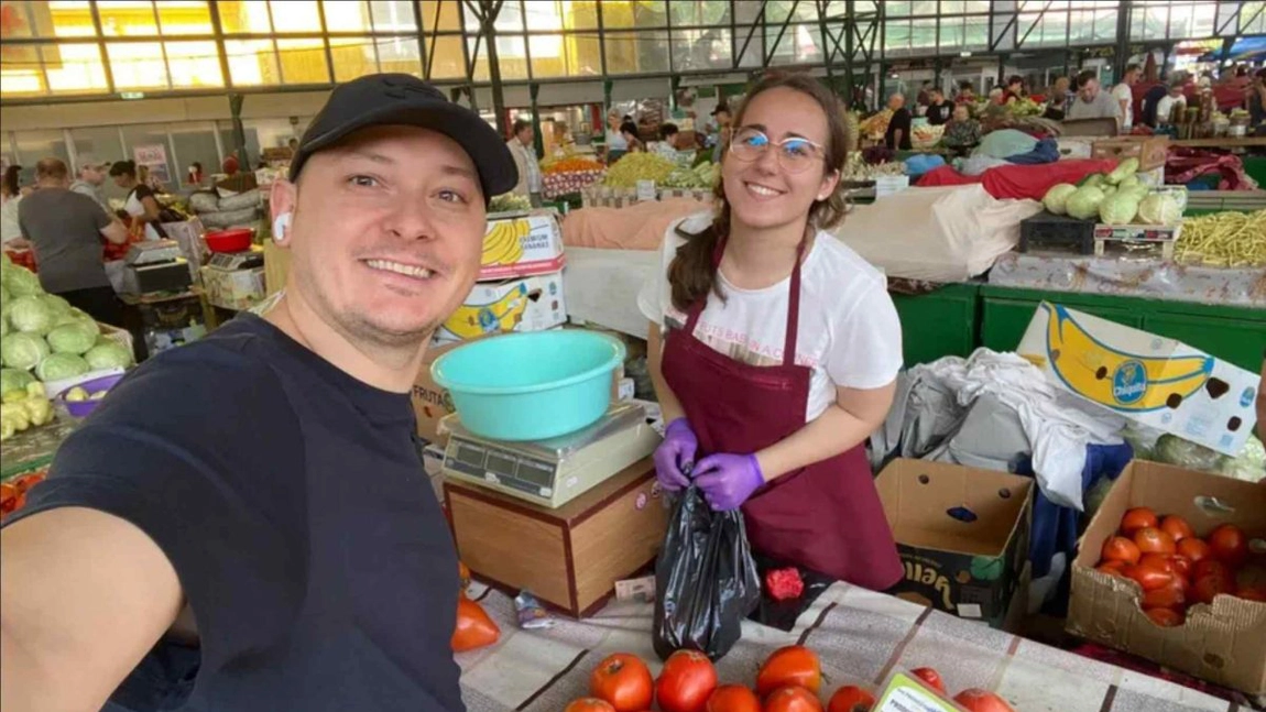 Diana, tânăra admisă la Medicină care vinde roșii la tarabă în piață