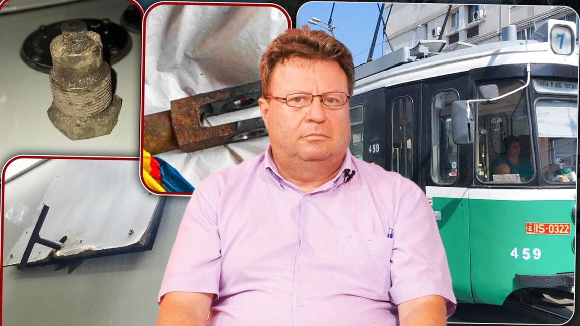 Tramvaiele vechi sunt un real pericol pentru traficul din Iași: „Am rămas fără frâne la vagon în timp ce eram pe stradă” - FOTO