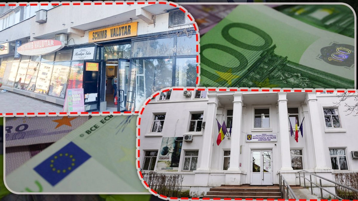 Situație incredibilă pentru un ieșean. Acesta a rămas fără bani în timp ce era la un schimb valutar: „Mi-a căzut fața când am auzit asta” - FOTO