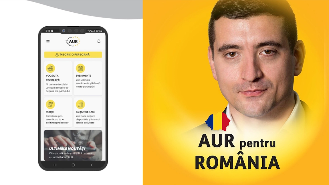 Cum te poţi întâlni cu George Simion prin intermediul aplicaţiei online AUR