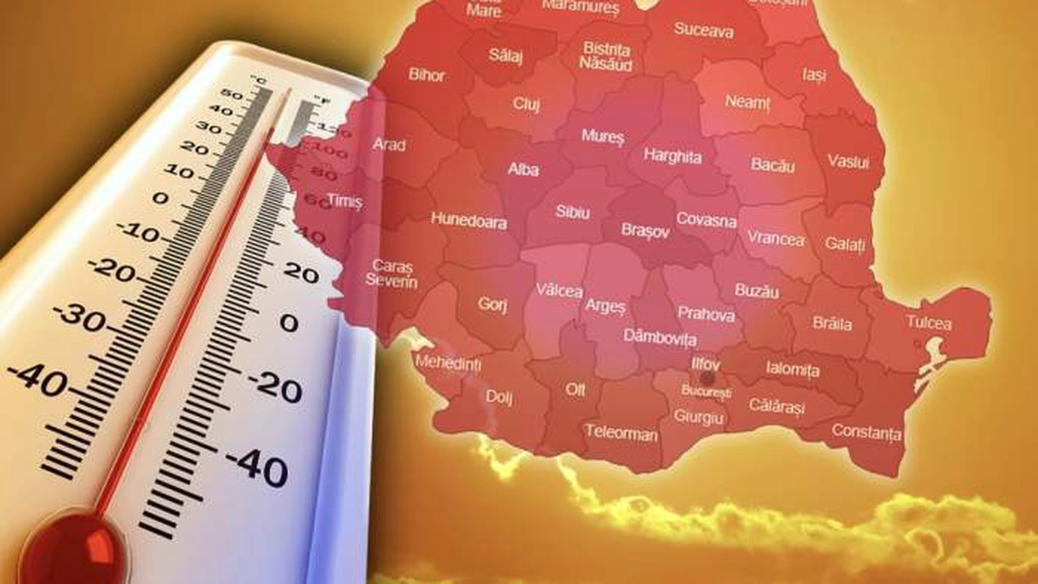 Temperaturile au ajuns la +41 de grade în România. Codul portocaliu de caniculă se extinde și pentru sâmbătă