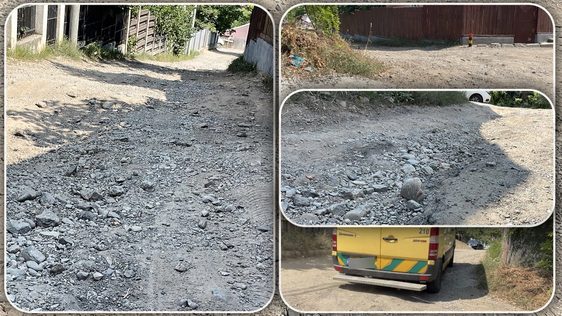 Două străzi din Iași arată ca după război! Primăria îi așteaptă pe cei de la ApaVital să intervină: „Nici ambulanța nu a reușit să intre pe aici” - FOTO