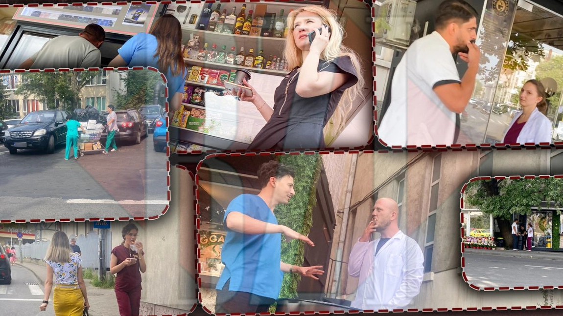 Personalul medical din Iași cară mizeria de pe străzi în saloanele pacienților! Asistentele fac parada modei printre bolnavi - FOTO, UPDATE