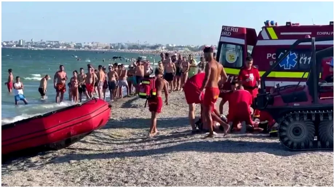 Mai mulți români au fost prinși de curenți și duși în larg. Trei persoane au murit înecate, la Mamaia
