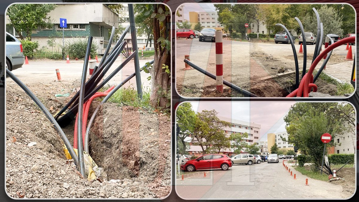 Se pregătește deschiderea parcării cu bariere din campusul studențesc „Tudor Vladimirescu” - FOTO