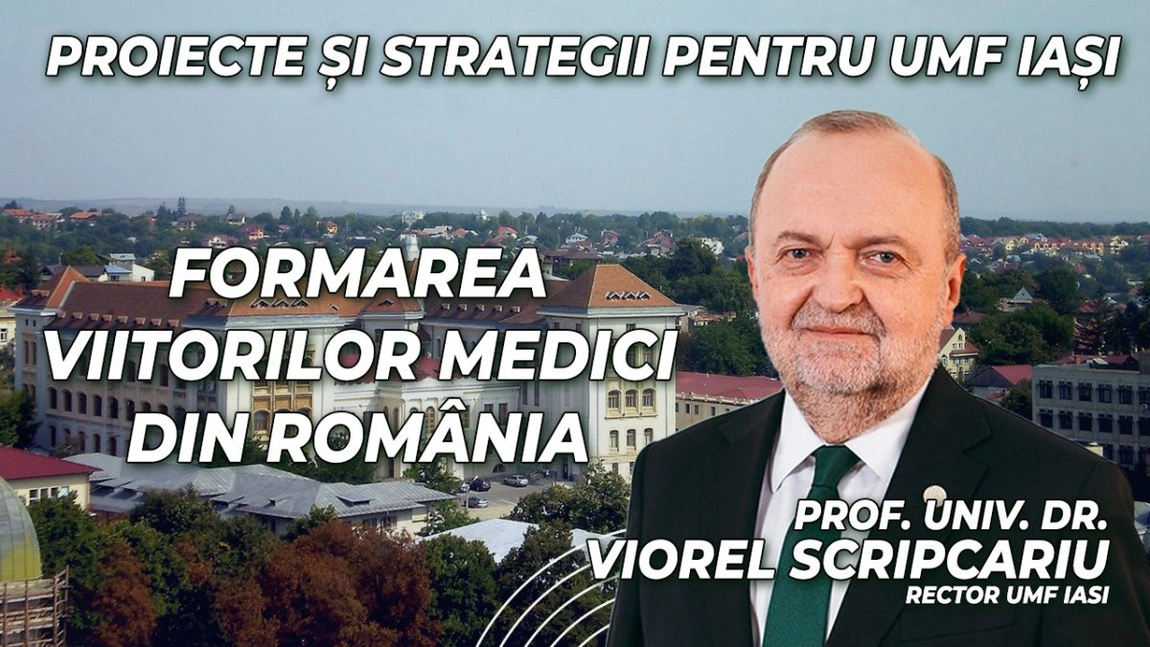 LIVE VIDEO - Top Academic! Rectorul UMF Iași, prof. univ. dr. Viorel Scripcariu, într-o emisiune BZI LIVE despre ultimii 8 ani pentru instituție, proiecte educaționale, strategii și proiecții de viitor - FOTO