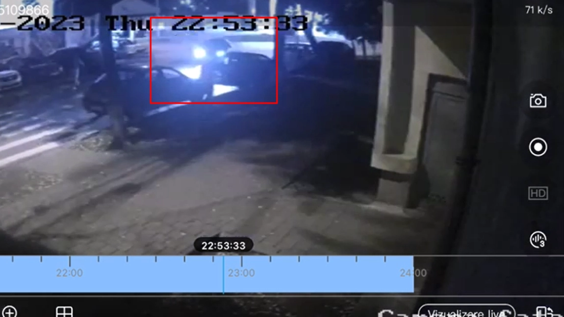 Iată momentul producerii accidentului rutier de pe str. Tabacului. Șoferul BMW-ului a pierdut controlul mașinii - VIDEO