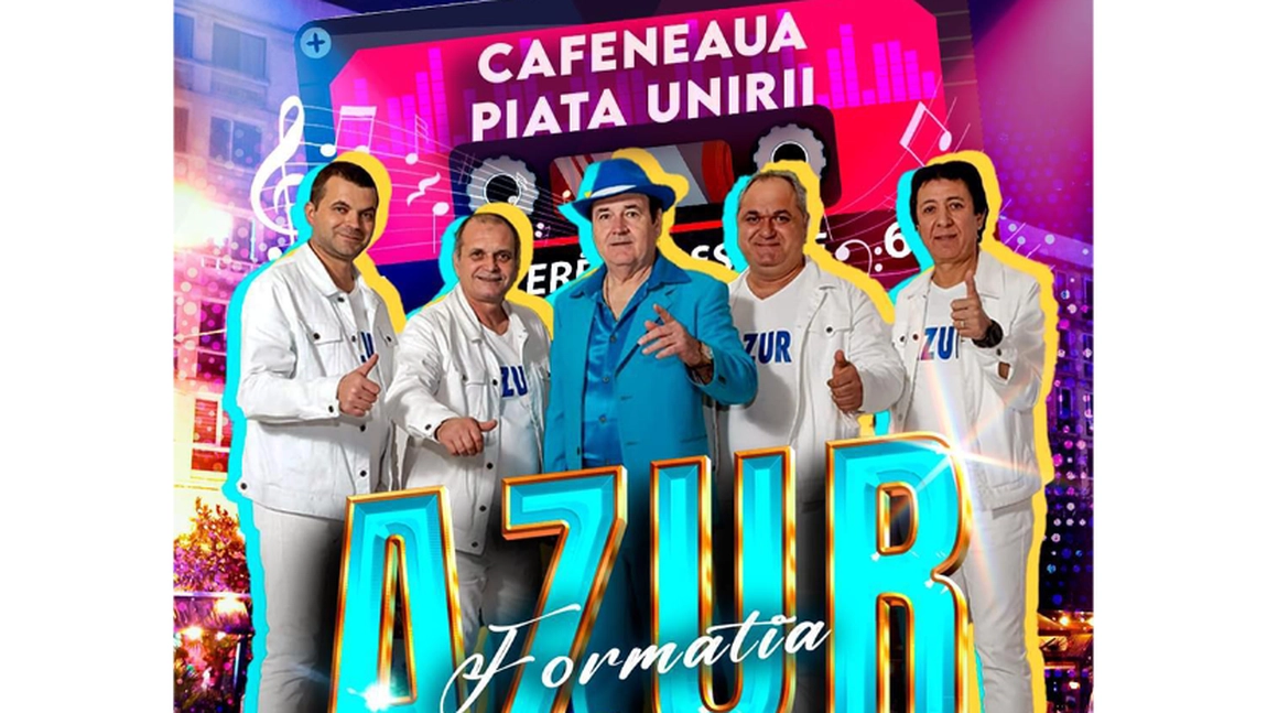Eveniment de neuitat la Cafeneaua Piața Unirii, cu formația AZUR