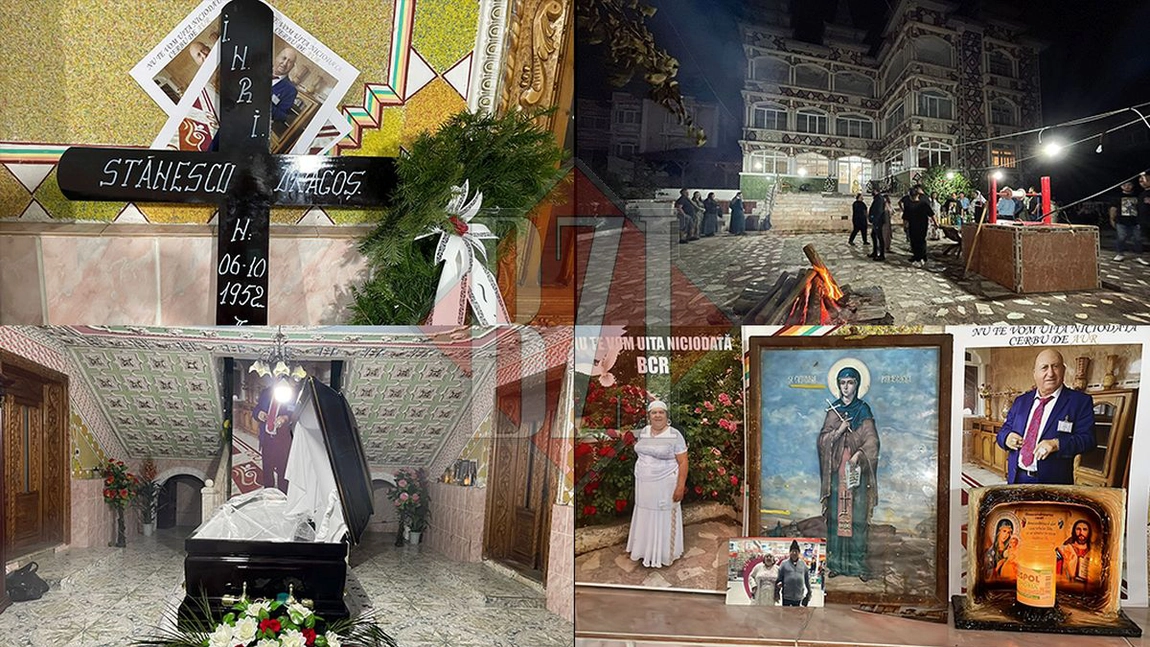 Imagini de la palat! Azi noapte la Ciurea a răsunat muzica de jale! Bulibaşa “la toată Galaxia” a fost jelit până în zori. Băuturile scumpe au curs lângă focul uriaş din curte - GALERIE FOTO, VIDEO EXCLUSIV