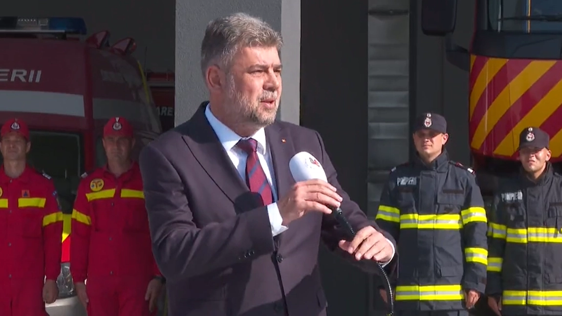 Premierul Marcel Ciolacu și șeful DSU Raed Arafat, mesaj de Ziua Națională a Pompierilor - LIVE VIDEO 