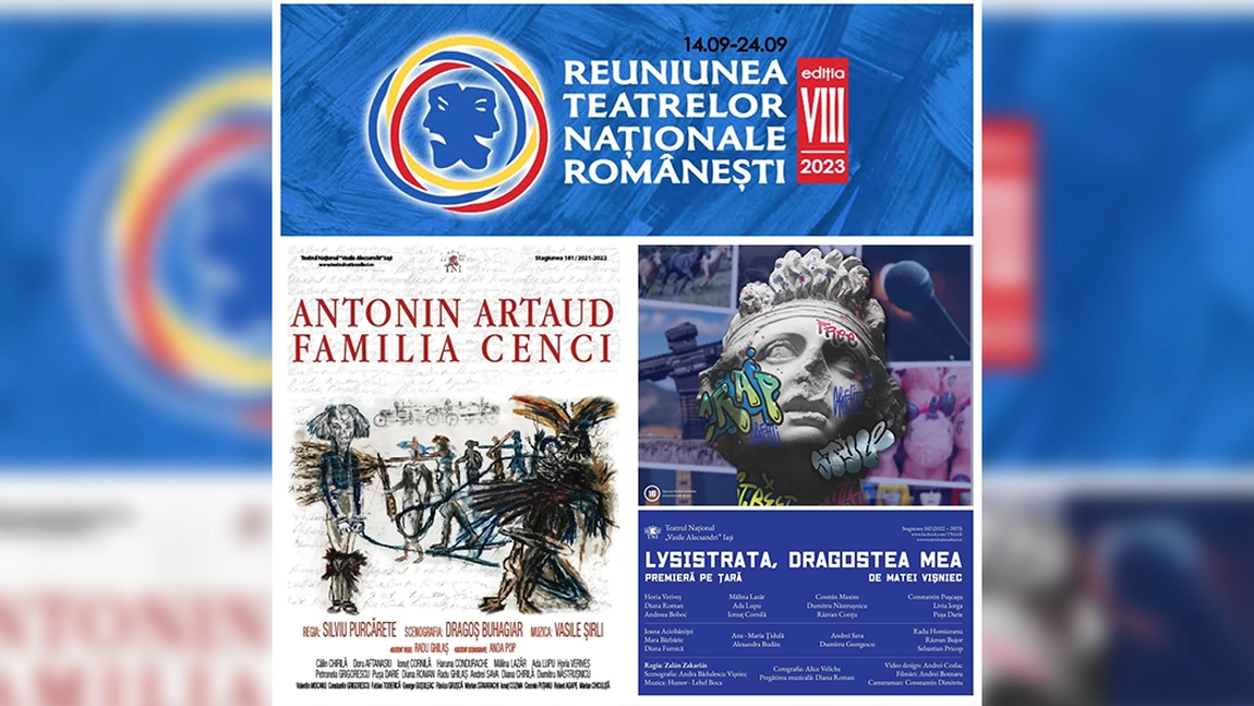 Naționalul ieșean participă cu două mari spectacole la Reuniunea Teatrelor Naționale Românești de la Chișinău