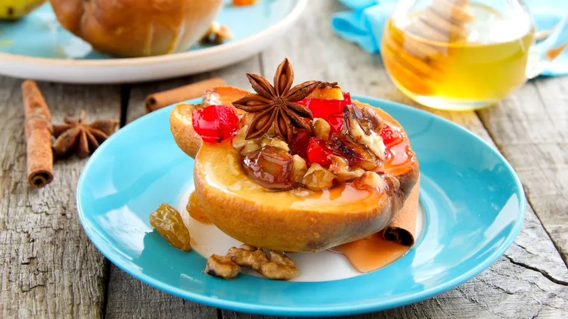 Gutui la cuptor. Un deliciu rafinat pe placul tuturor