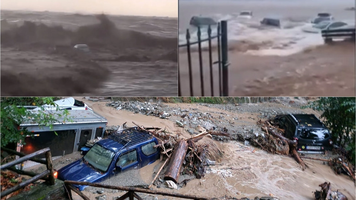 Șapte persoane au murit în inundațiile devastatoare din Grecia - VIDEO