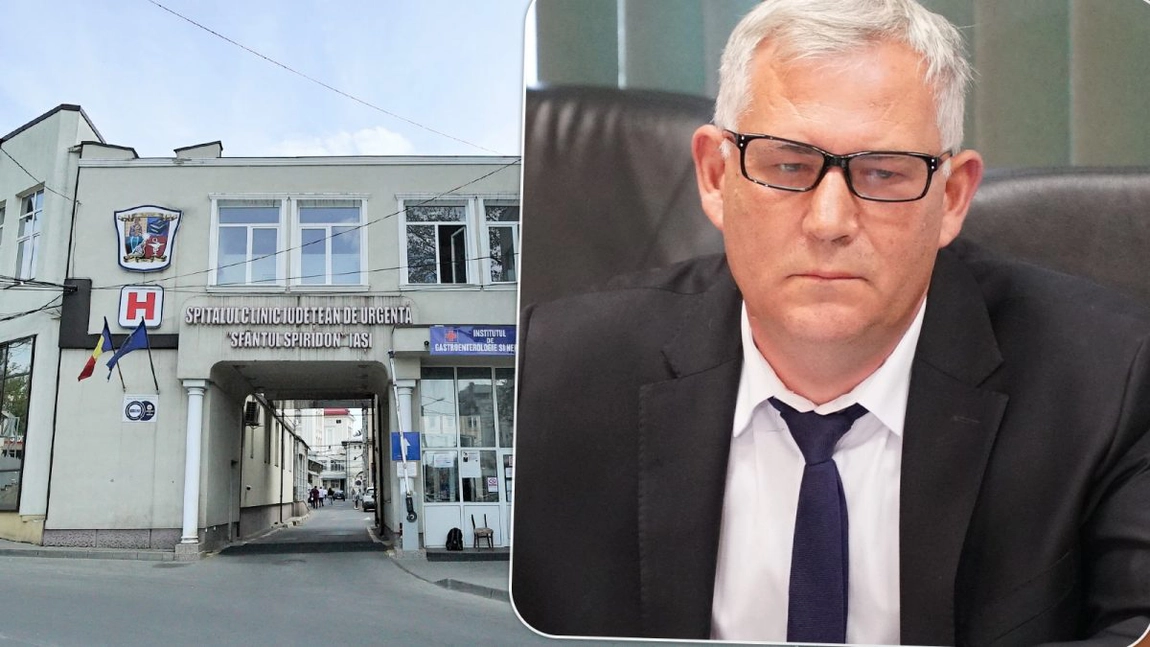 Economistul Corneliu Mihai nu mai vrea nicio funcție la Spitalul „Sf. Spiridon”: „Nu mai am nicio treabă!”
