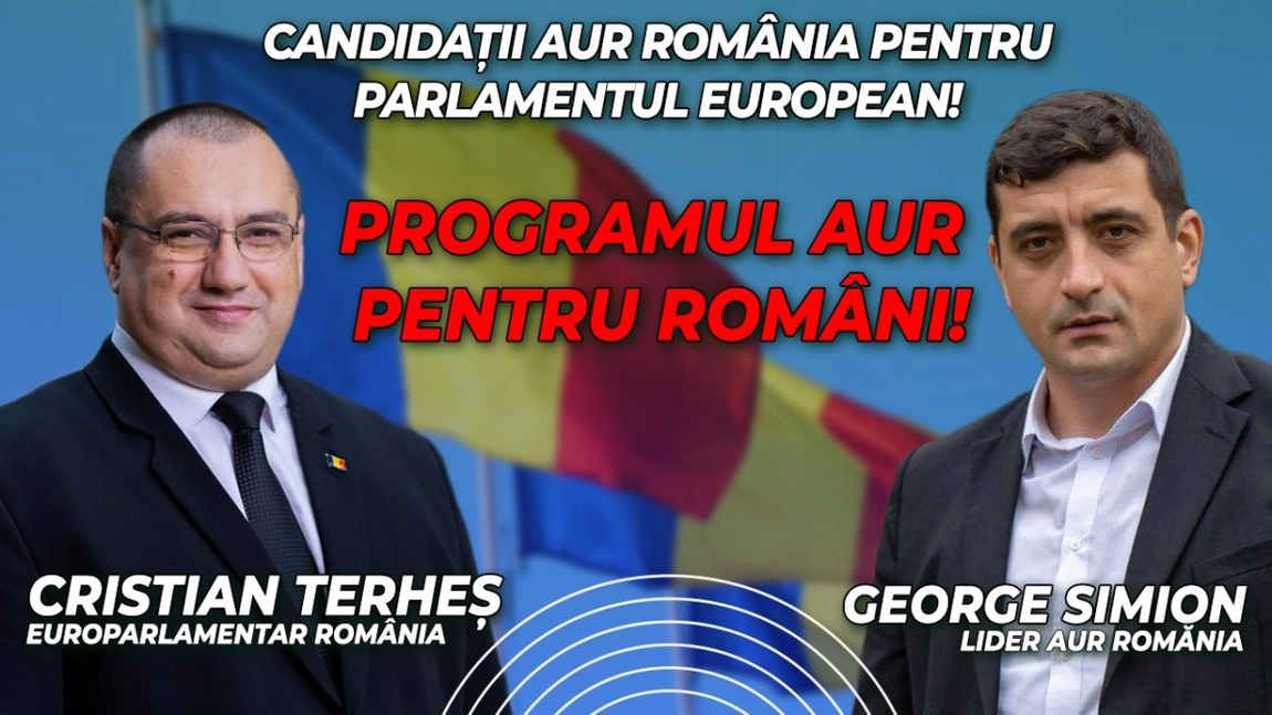 LIVE VIDEO - Liderul AUR România, George Simion alături de europarlamentarul Cristian Terheș, într-o specială și exclusivă ediție BZI LIVE - FOTO