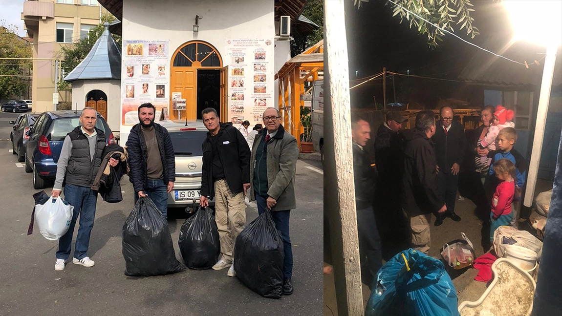 Campanie umanitară pentru cei nevoiaşi, demarată de organizaţia judeţeană AUR Iaşi cu ocazia Zilei Internaționale a Eradicării Sărăciei - FOTO