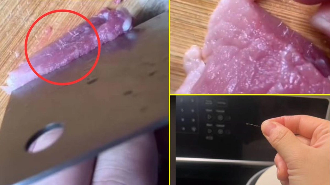 Ce sunt firele albe care ies din carnea proaspătă, atunci când este tăiată. Care este explicația specialiștilor