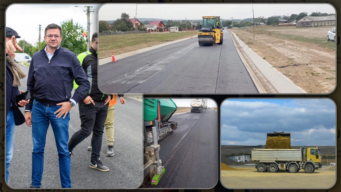 Lucrările la lotul 3 din Axa rutieră Iaşi – Suceava se apropie de final! Costel Alexe, preşedintele Consiliului Judeţean, a făcut o vizită pe şantier - FOTO