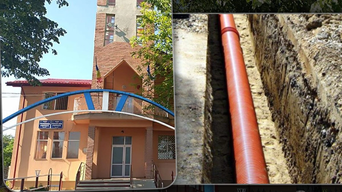 Primăria unei comune din Iaşi va cheltui peste 26 de milioane de lei pentru lucrările de canalizare. Procedura a fost lansată